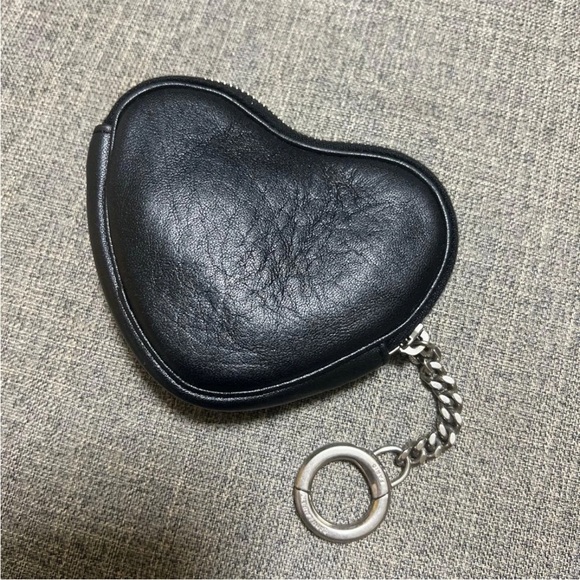 Saint Laurent Black Leather Coin Purse - Picture 3 of 7